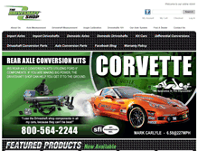 Tablet Screenshot of driveshaftshop.com